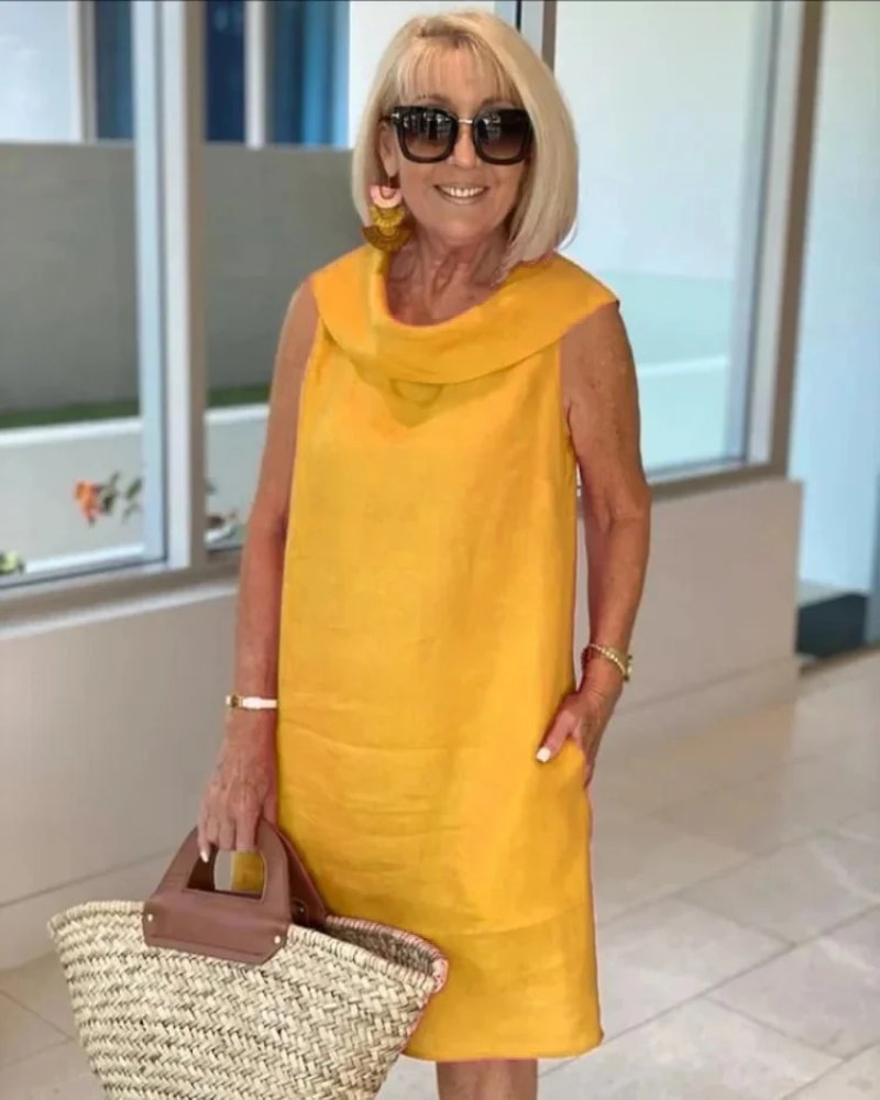 Vestido de Verano Ligero sin Mangas para Mujer