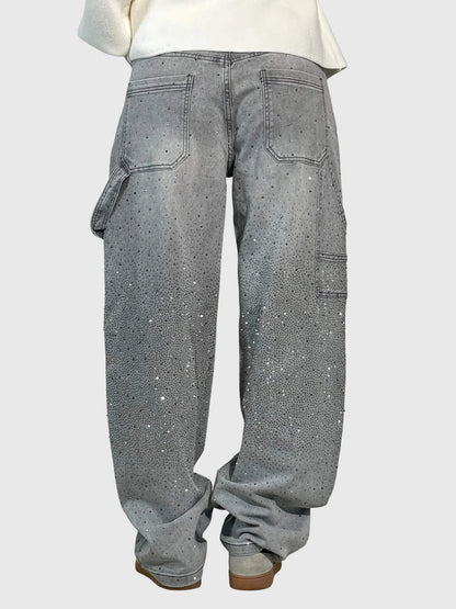 Jeans de Mezclilla con Pedrería para Mujer