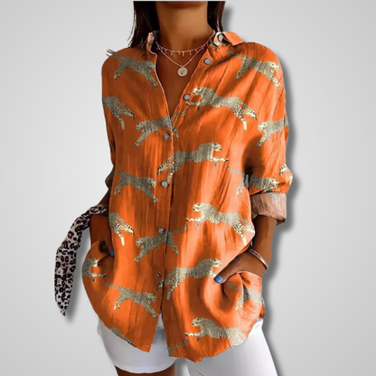Blusa casual retro de verano para mujer