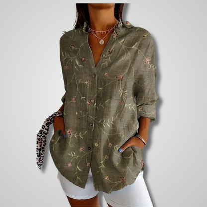 Blusa casual retro de verano para mujer