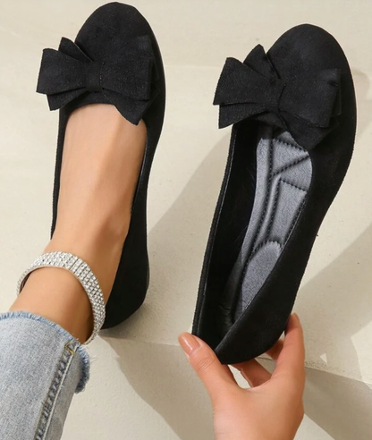 Zapatos Planos Slip-On con Detalle de Lazo para Mujer