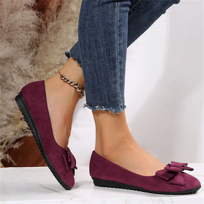 Zapatos Planos Slip-On con Detalle de Lazo para Mujer