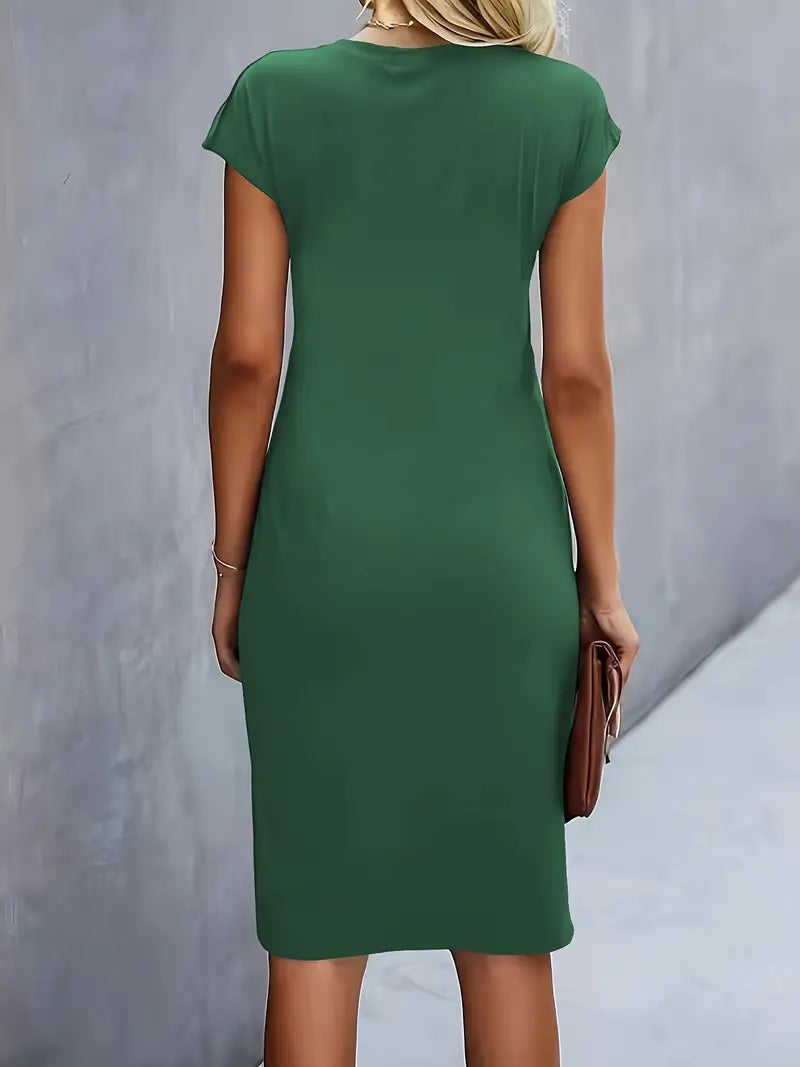 Vestido midi de corte clásico Katrien para mujer