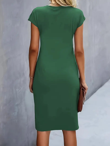 Vestido midi de corte clásico Katrien para mujer