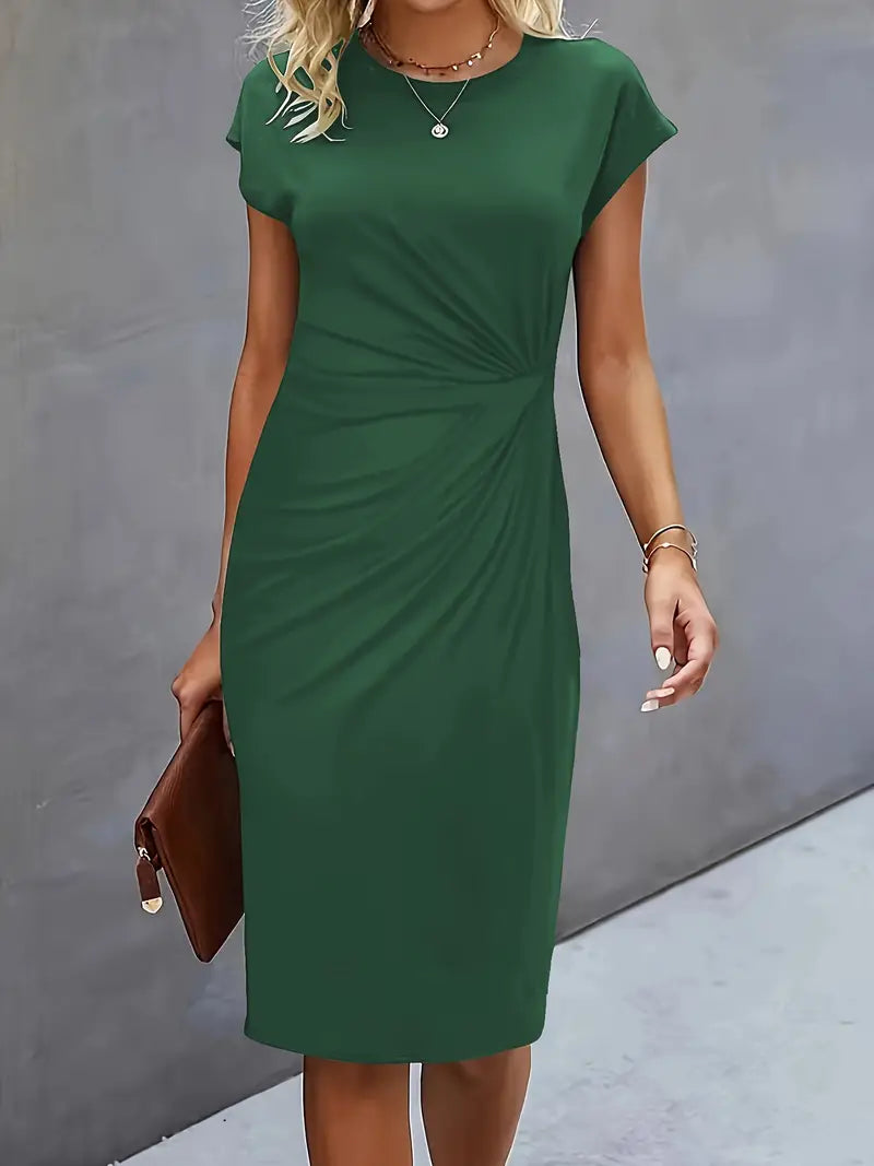 Vestido midi de corte clásico Katrien para mujer