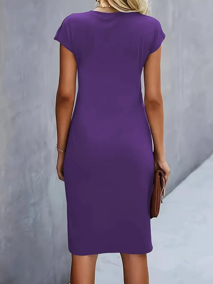 Vestido midi de corte clásico Katrien para mujer
