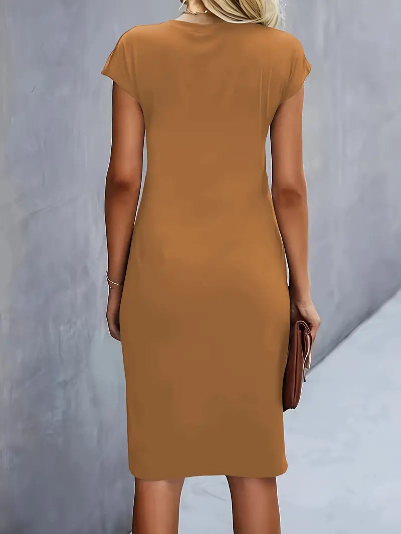 Vestido midi de corte clásico Katrien para mujer