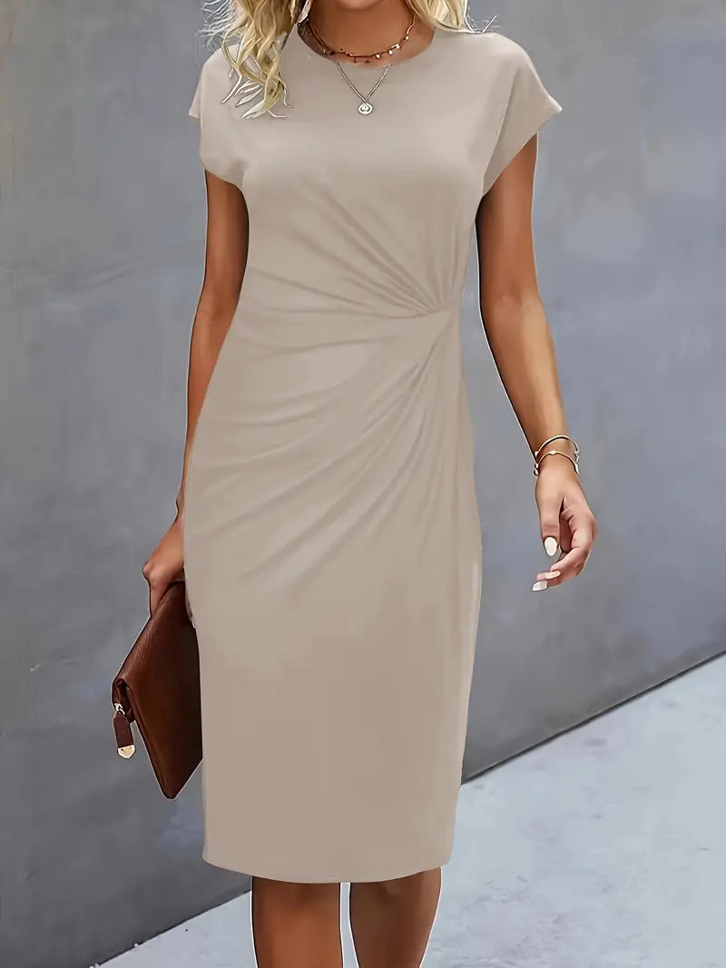 Vestido midi de corte clásico Katrien para mujer