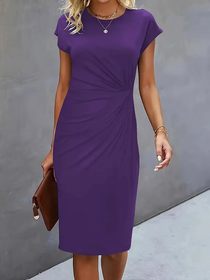 Vestido midi de corte clásico Katrien para mujer