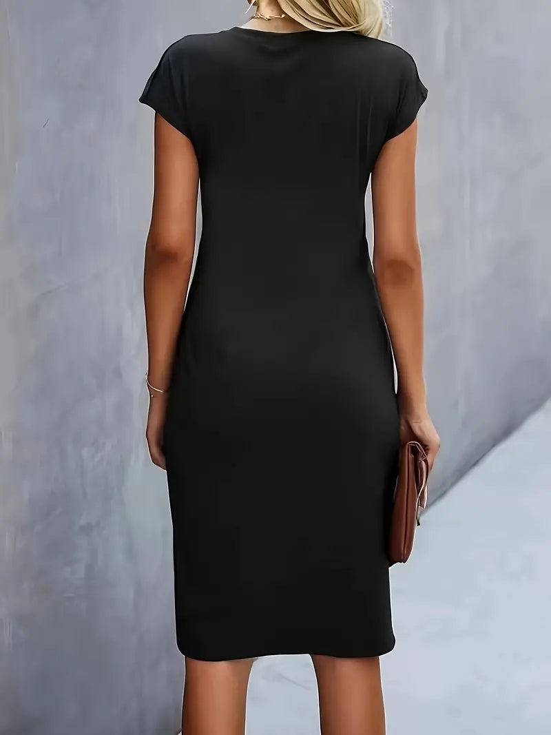 Vestido midi de corte clásico Katrien para mujer