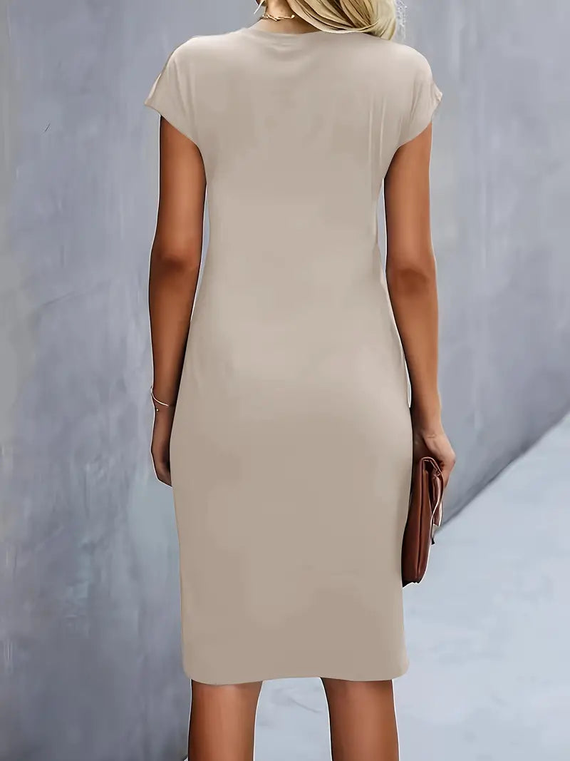 Vestido midi de corte clásico Katrien para mujer