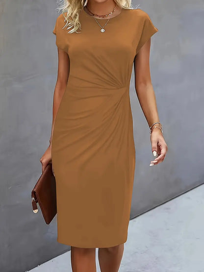 Vestido midi de corte clásico Katrien para mujer