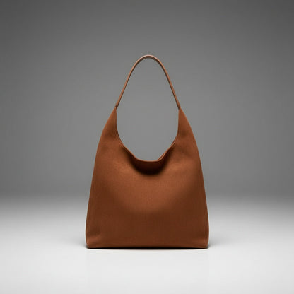 Bolso de Hombro Tipo Hobo de Gamuza para Mujer