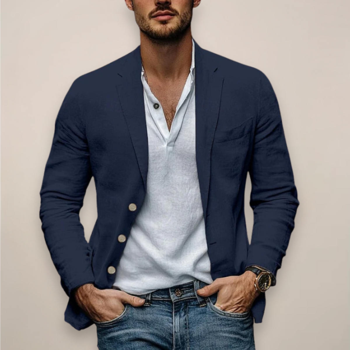 Blazer Casual Moderno de Verano para Hombre