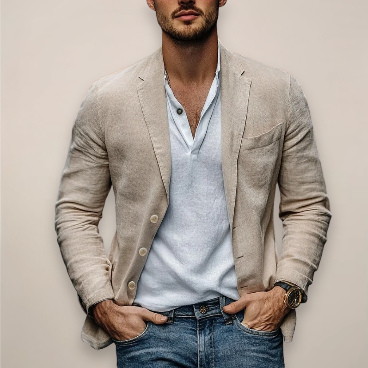 Blazer Casual Moderno de Verano para Hombre