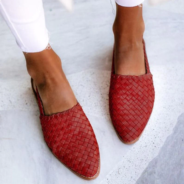 Ballerinas Slingback Trenzadas de Primavera para Mujer