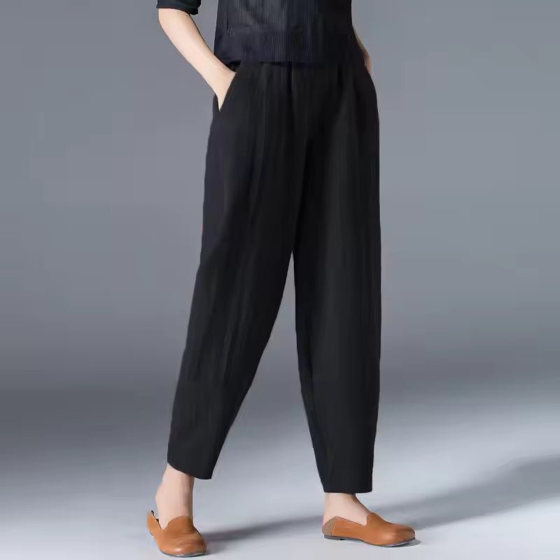 Pantalón Ligero de Verano con Pretina Elástica para Mujer