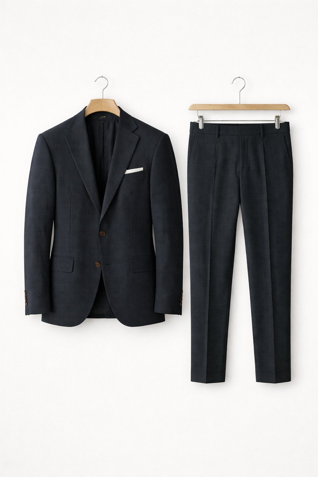 Traje Formal de Dos Piezas Slim Fit para Hombre en Azul Grisáceo