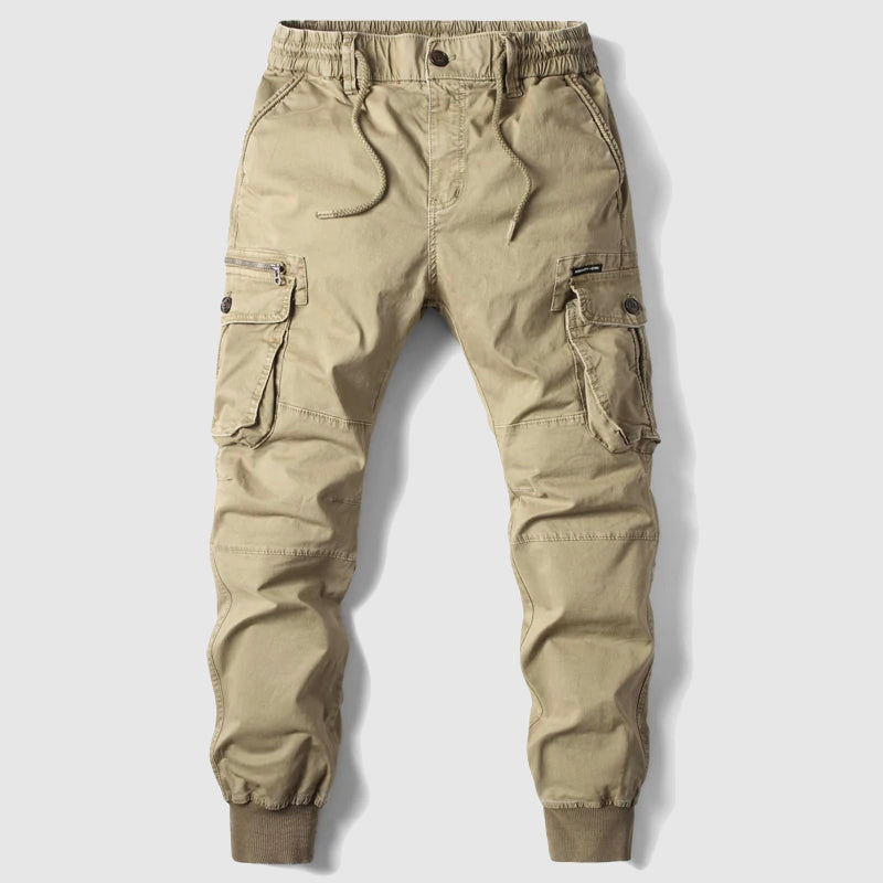 Pantalón Cargo de Corte Ajustado con Bolsillos para Hombre