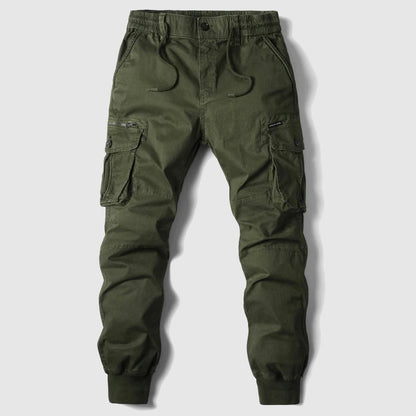 Pantalón Cargo de Corte Ajustado con Bolsillos para Hombre