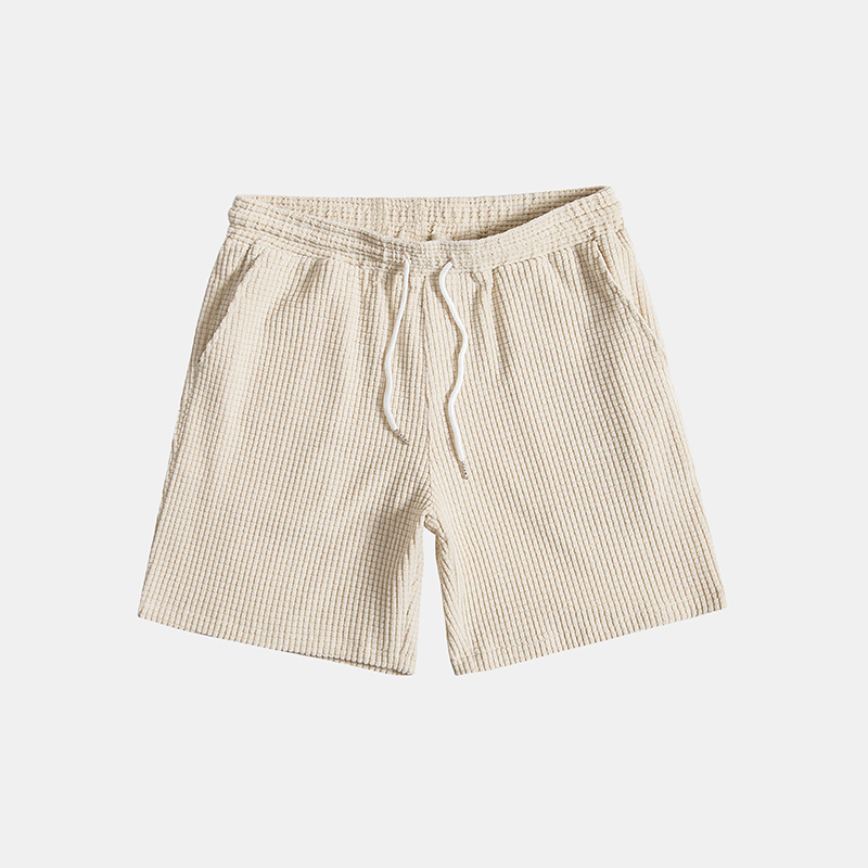 Conjunto casual de dos piezas con camisa de manga corta y shorts para hombre