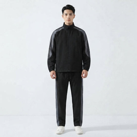 Conjunto deportivo para hombre con chaqueta con cierre y joggers