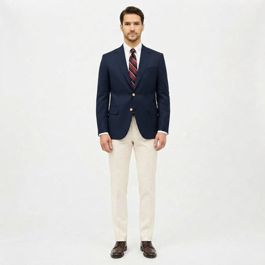 Blazer ligero entallado de primavera para hombre