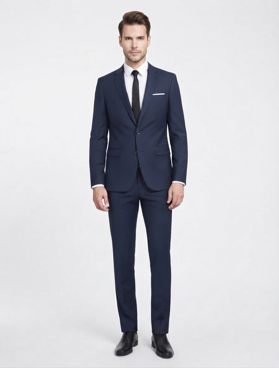 Traje formal entallado slim fit para hombre