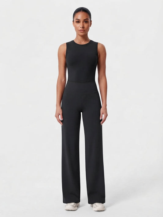 Pantalón Acampanado de Tiro Alto de Verano para Mujer
