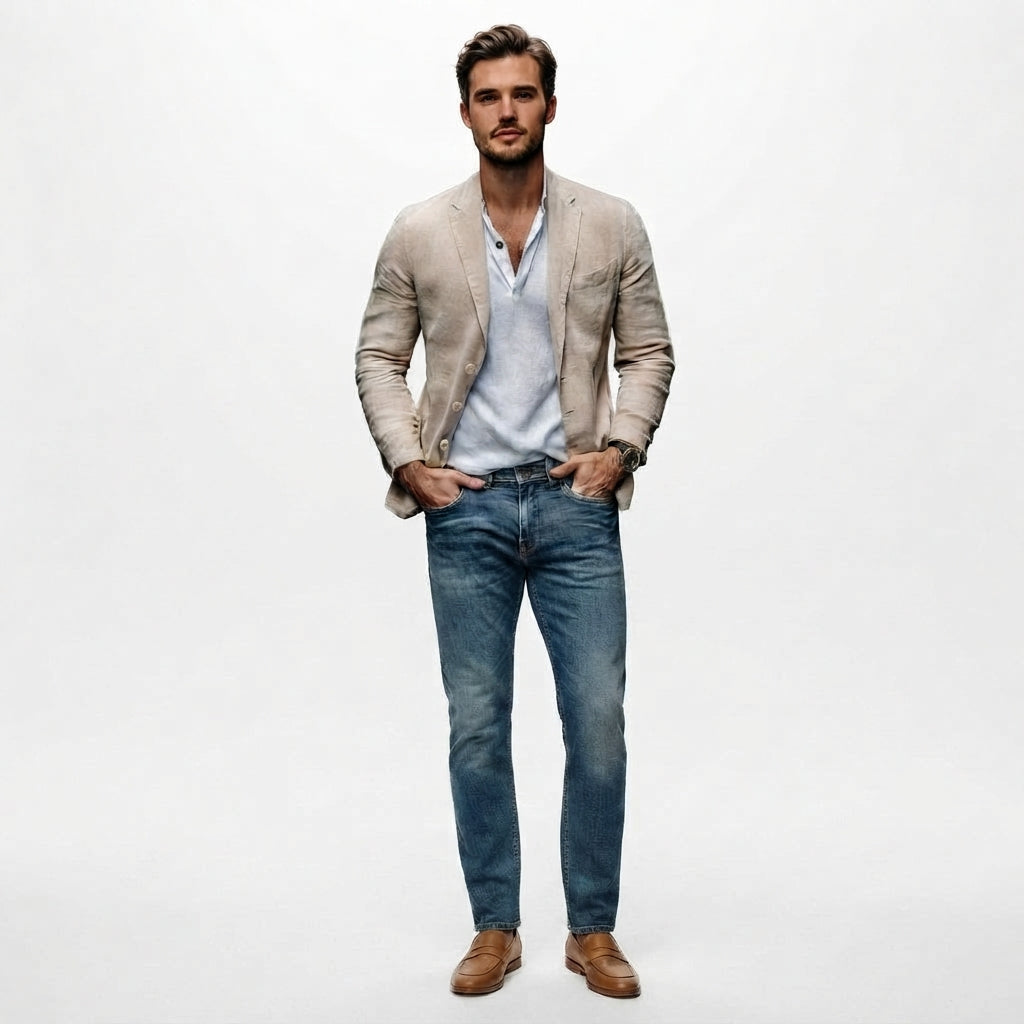 Blazer Casual Moderno de Verano para Hombre