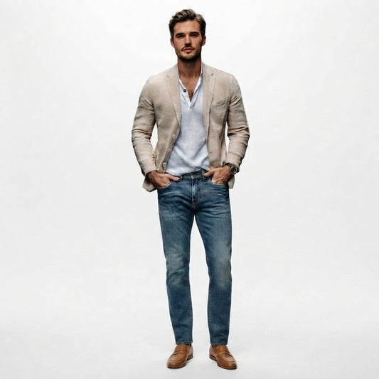 Blazer Casual Moderno de Verano para Hombre