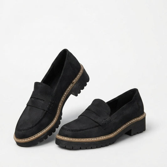 Mocasines ortopédicos sin cordones con soporte para mujer
