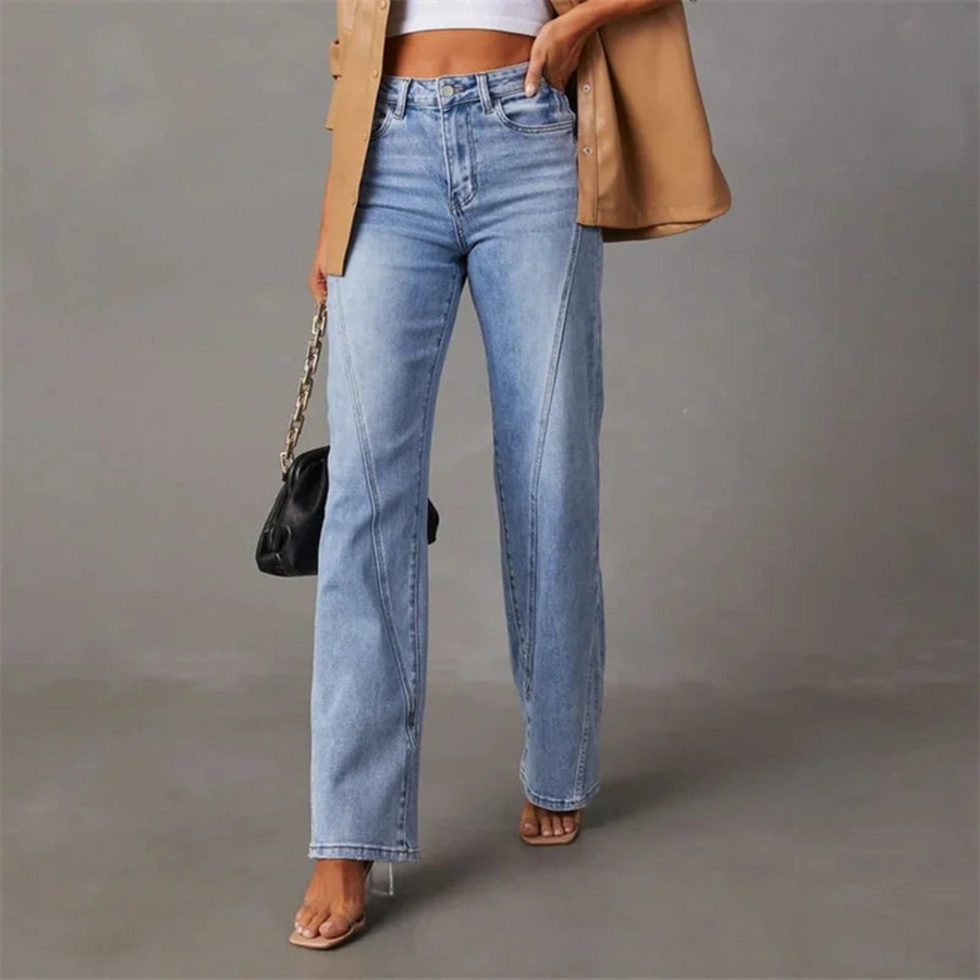 Jeans Clásicos de Pierna Recta para Mujer