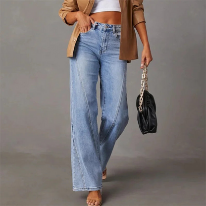 Jeans Clásicos de Pierna Recta para Mujer