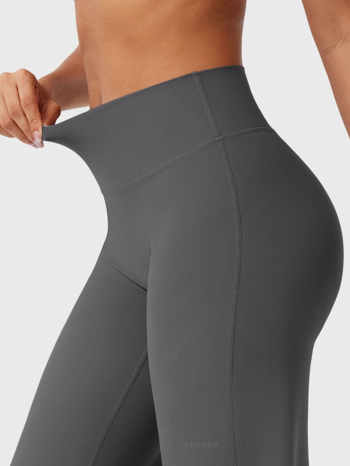 Pantalón Acampanado de Tiro Alto de Verano para Mujer
