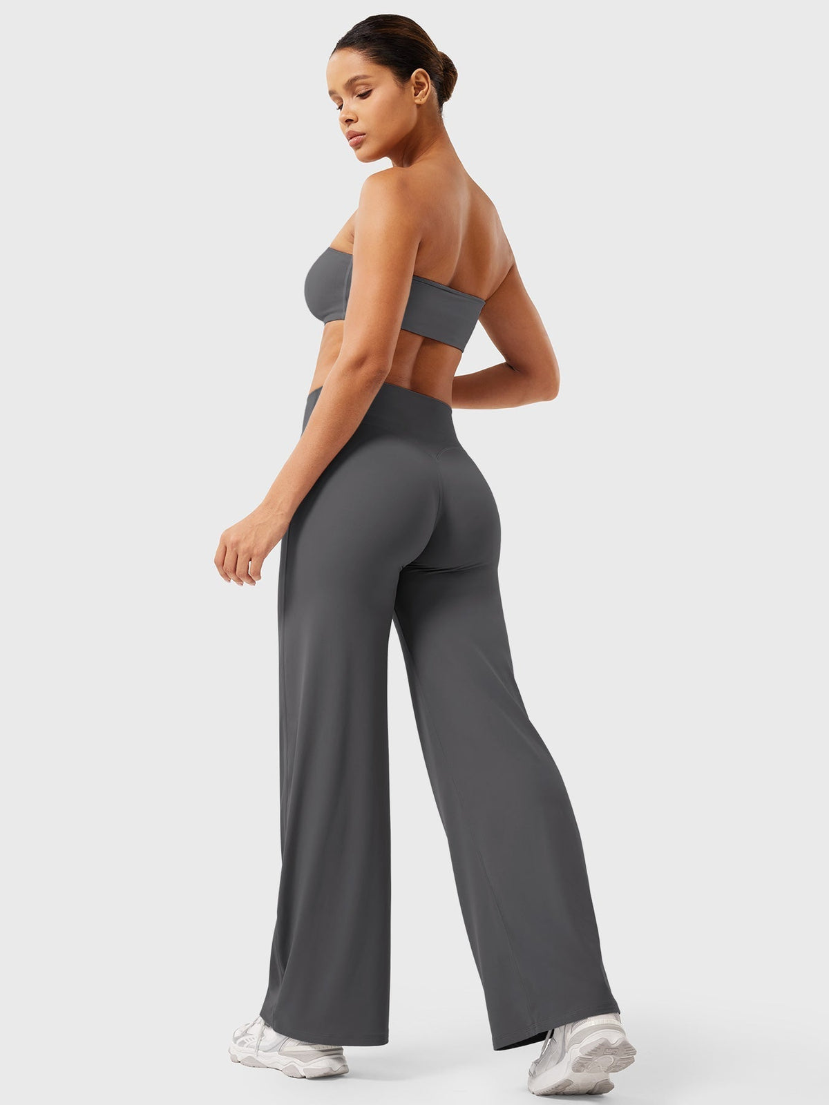 Pantalón Acampanado de Tiro Alto de Verano para Mujer