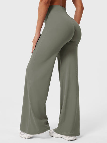 Pantalón Acampanado de Tiro Alto de Verano para Mujer
