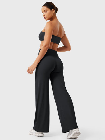 Pantalón Acampanado de Tiro Alto de Verano para Mujer